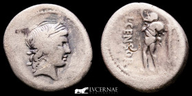 L. Marcius Censorinus Silver Denarius 3.60 g. 19 mm. Rome 82 B.C. Good very fine (MBC+)