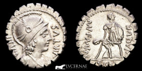 Mn. Aquilius Mn.f. Mn.n. Silver Denarius 3.81 g. Rome 71 B.C Extremely fine (EBC)
