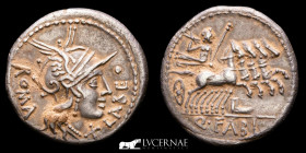 Q. Fabius Labeo Silver Denarius 3.81 g. 20 mm. Rome 123 BC Near extremely fine