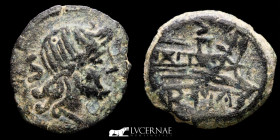 Anonymous Bronze Semis 3.18 g, 21 mm. Rome 150-100 BC Good very fine (MBC)
