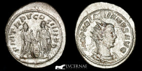 Valerian I Silver Antoninianus 4.22 g., 24 mm. Antioch 253-260 A.D.  Good very fine