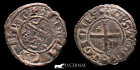 Sancho IV Billon Miaja coronada 0,70 g. 15 mm. Leon 1284-1295 Good very fine (MBC)