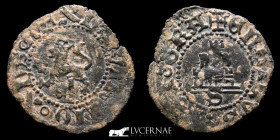 Enrique II Billon Pepion 0.60 g., 17 mm. Sevilla 1295-1303 Good very fine