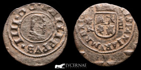 Felipe IV (1621 - 1665) Cooper IIII maravedís 1.75 g, 21 mm. Sevilla - R GVF