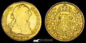 Carlos III (1759-1788) Gold 1 Escudo 3.31 g. 18 mm. Sevilla 1787 Good very fine (MBC+)