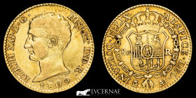 Joseph Napoleon Gold 80 Reales 6.81 g. 22 mm. Madrid 1809 A.I. Good very fine (MBC)