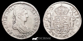 Fernando VII Silver 8 Reales 26,73 g., 38 mm Durango 1821 D - CG GVF