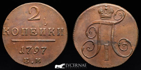 Paul I Copper 2 Kopeks 23.75 g • ⌀ 36 mm. Ekaterinburg 1797 EM Good very fine (MBC)