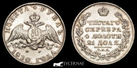 Nikolai I Silver Ruble 20.46 g. ø 36 mm. St. Petersburg 1830 Near Extremely fine