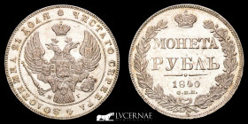 Nikolai I Silver Ruble 20.80 g. ø 36 mm. St. Petersburg 1840  Extremely fine
