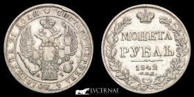 Nikolai I Silver Ruble 20.61 g. ø 36 mm. St. Petersburg 1842 Near extremely fine