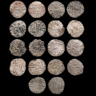 Lot of nine (9) medieval coins 12th-14 th centuries GVF