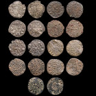 Lot of nine (9) medieval coins 12th-14 th centuries GVF