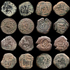 Lot of eight coins - Æ Bronze Resellos - g. - mm. Varius Varius Good very fine (MBC+)