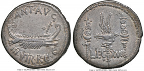Marc Antony, as Imperator and Triumvir (43-30 BC). AR denarius (18mm, 3.41 gm, 7h). NGC XF 5/5 - 4/5. Legionary issue, mint moving with Antony in Gree...