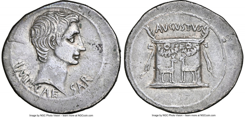Augustus (27 BC-AD 14). AR cistophorus (28mm, 11.56 gm, 12h). NGC Choice VF 5/5 ...