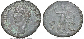 Claudius I (AD 41-54). AE as (27mm, 9.67 gm, 7h). NGC AU 3/5 - 3/5. Rome, ca. AD 41-50. TI CLAVDIVS CAESAR AVG P M TR P IMP, bare head of Claudius I l...
