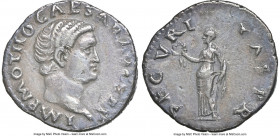 Otho (January-April AD 69). AR denarius (19mm, 3.32 gm, 6h). NGC XF 5/5 - 3/5. Rome. IMP M OTHO CAESAR AVG TR P, bare, bewigged head of Otho right / S...