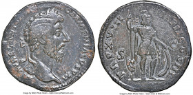 Marcus Aurelius, as Augustus (AD 161-180). AE sestertius (32mm, 24.49 gm, 11h). NGC VF 2/5 - 4/5. Rome, December AD 163-December AD 164. M AVREL ANTON...