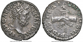 Clodius Albinus, as Augustus (AD 195-197). AR denarius (17mm, 3.93 gm, 11h). NGC Choice XF 4/5 - 3/5. Lugdunum, AD 196-197. IMP CAES D CLO-SEP ALB AVG...