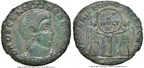 Decentius, as Caesar (AD 350-353). AE2 or BI centenionalis (23mm, 4.62 gm, 12h). NGC MS 4/5 - 2/5. Ambianum (Amiens), 5th phase, early AD 351-August A...