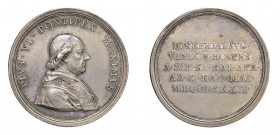 STATO PONTIFICIO Pio VI (1775-1799) Roma Medaglia 1782 Ag M. SPL. Opus Donner. Gr. 17,50 mm.38. Patrignani 40B. Viaggio a Vienna. (Stima €400-500).
m...