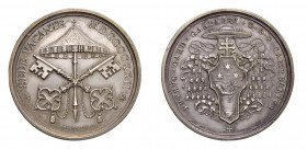STATO PONTIFICIO Sede Vacante (1922) Roma Medaglia 1922 Ag FDC .Opus Mistruzzi. Gr. 27,76 mm.39. Bart. P.348. Molto Rara. Camerlengo Pietro Gasparri. ...