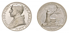 STATO PONTIFICIO Pio XII (1939-1958) Roma Medaglia Anno V 1943 Ag FDC. Opus Mistruzzi. Gr. 37,3 mm.44. Bart. E943. Consacrazione popoli in guerra alla...