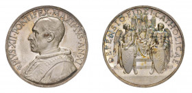 STATO PONTIFICIO Pio XII (1939-1958) Roma Medaglia Anno XI 1949 Ag FDC. Opus Mistruzzi. Gr. 37,6 mm.44. Bart. E949. Difesa fede cattolica. (Stima €100...