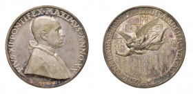 STATO PONTIFICIO Pio XII (1939-1958) Roma Medaglia Anno XX 1958 Ag FDC. Opus Mistruzzi. Gr. 36,75 mm.44. Bart. E958. Ampliamento stazione radio vatica...