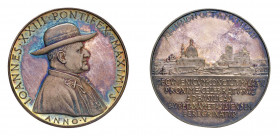 STATO PONTIFICIO Giovanni XXIII (1958-1963) Roma Medaglia Anno V 1963 Ag FDC. Opus Giampaoli. Gr. 40,2 mm.44. Modesti 144. Viaggio a Loreto e Assisi. ...