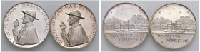 STATO PONTIFICIO Paolo VI (1963-1978) Roma Lotto di 2 Medaglie Anno III 1965 Ag FDC. Opus Giampaoli. Il lotto è composto da una medaglia con il titolo...