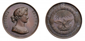 STATO PONTIFICIO Gregorio XVI (1492-1547) Roma Medaglia 1831-1846 Ae con scatola originale FDC. Opus Girometti. Gr. 115,2 mm.61. Rara. Di restituzione...