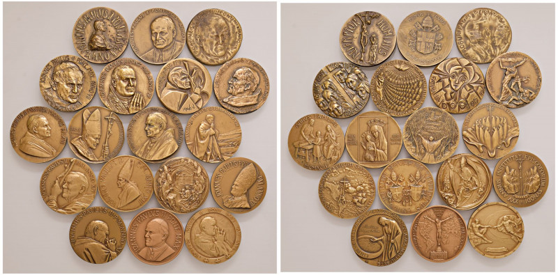 STATO PONTIFICIO Papa Giovanni Paolo II (1978-2004) Roma Lotto 18 Medaglie da An...