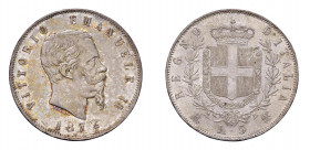 REGNO D’ITALIA Vittorio Emanuele II (1861-1878) Milano 5 Lire 1872 Ag. Pag. 494. FDC. (Stima €250-350).
FDC