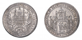 AUSTRIA Paris Von Lodron (1619-1653) Salisburgo Tallero 1628 Ag. Dav. 3399; KM#110. Gr.28,4. Raro. SPL. (Stima €400-600).
SPL