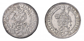 AUSTRIA Paris Von Lodron (1619-1653) Tallero 1634 Ag. Dav. 3504. Gr.28,7. Raro. SPL. (Stima €300-400).
SPL