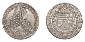 AUSTRIA Josef I (1705-1711) Tallero 1707 Ag “HALL”. Dav. 1018; KM#1438.1. Gr.28,4. Raro. SPL. (Stima €400-600).
SPL