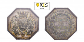 FRANCIA Jeton Ag PCGS MS64. (Stima €100-150).
PCGS MS64