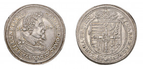 GERMANIA Carlo I (1619-1624) Norimberga Tallero 1624 Ag. Gr.29,2. Dav.5856. Rara. mSPL. (Stima €1000-1200).
m.SPL