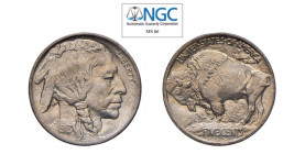 USA Indian-Buffalo (1913-1938) 5 Cent. 1913 Bufalo Ag. KM#133. Raro. FDC. NGC MS66. (Stima €500-600).
NGC MS66