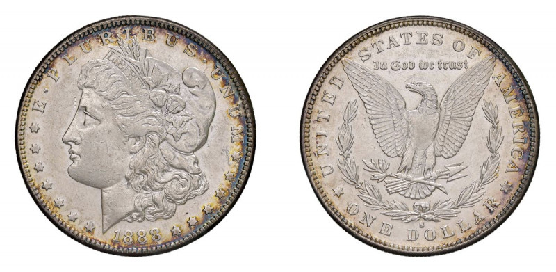 USA Morgan (1878-1921) Dollaro 1888 S Ag. KM#110. Molto raro. SPL. (Stima €1000-...