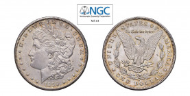 USA Morgan (1878-1921) Dollaro 1899 O Ag. KM#110. FDC. NGC MS64. (Stima €200-300).
NGC MS64