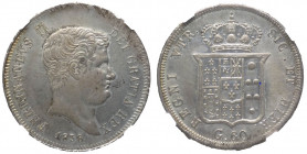 Regno delle Due Sicilie - Ferdinando II (1830-1859) Mezza Piastra da 60 Grana 1838 - Ag - Gig. 98 - in Slab UNC DETAILS (Cleaned)
qFDC
Spedizione so...