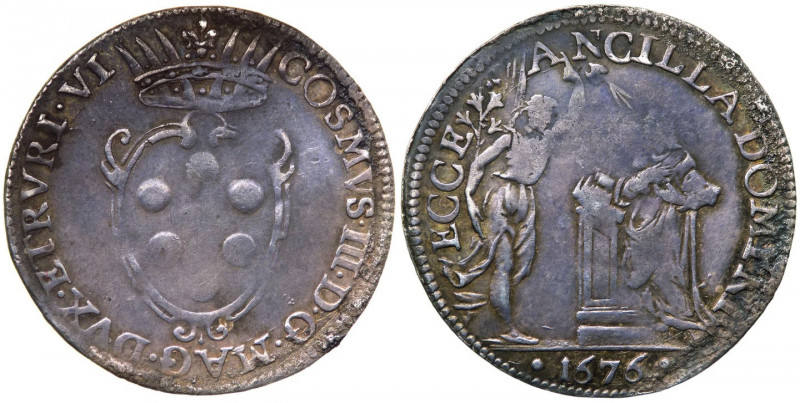 Firenze - Granducato di Toscana - Cosimo III (1670-1723) Giulio 1676 - CNI 25/32...