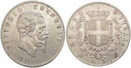 Vittorio Emanuele II (1861-1878) - 5 lire 1873 Milano - P.496 - Ag 
mBB
Spedizione solo in Italia / Shipping only in Italy