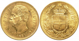 Umberto I (1878-1900), 20 lire 1881 R, Pag. 577; Mont. 14, Au
mSPL
Spedizione solo in Italia / Shipping only in Italy