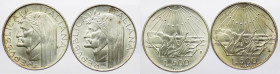 Monetazione in lire - lotto di 2 pezzi da 500 lire "Dante" - 1965 - Ag
FDC
Spedizione in tutto il Mondo / Worldwide shipping