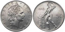Monetazione in lire - 50 lire 1958 D/ REPVBBLICA ITALIANA, testa coronata - R/ Vulcano all' incudine - Montenegro 15 - AC - raro (R)
BB+
Spedizione ...
