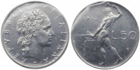 Monetazione in lire - 50 lire 1966 D/ REPVBBLICA ITALIANA, testa coronata - R/ Vulcano all' incudine - Gig 155 - AC - Perizia Gaudenzi
FDC
Spedizion...